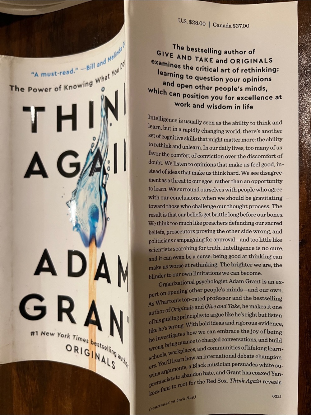 Think Again: The Power of Knowing What You Don't Know #1 NY Times Bestseller - Picture 5 of 7